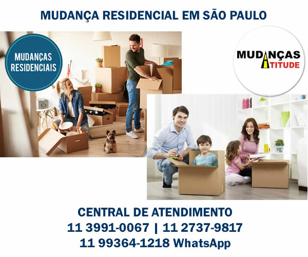 Mudança residencial em São Paulo